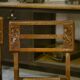 Set of 6 oak chairs in the style of Pierre Cruège 1940s.