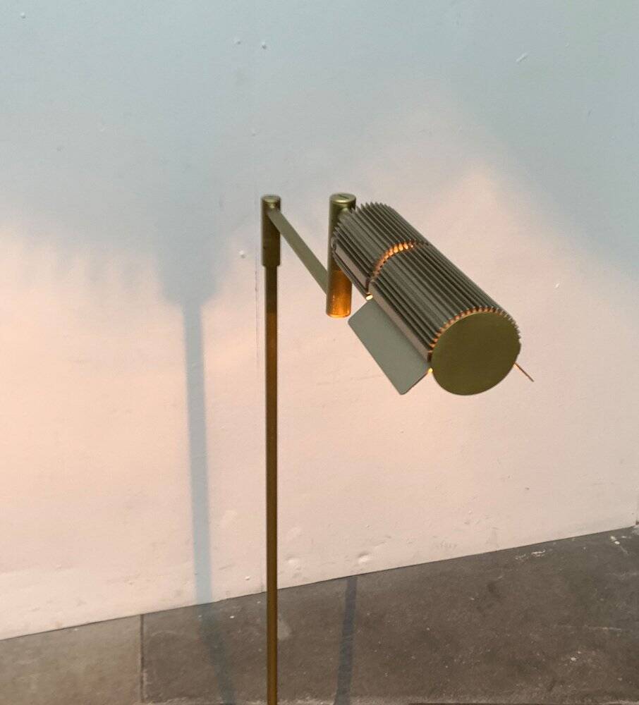 Lampe sur pied Vintage Space Age Haloprofil par V. Frauenknecht pour Swisslamps International, années 1970