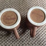 Série de 2 mugs en grès