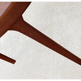 Danish round table by Oluf Th. Larsen Scandinavian teak vintage 1960