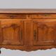 Rustic or authentic country buffet with beautiful sculptures.