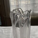 Bohemian crystal soliflore vase