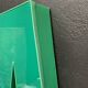 Old letter in metal and plexiglass, industrial decoration