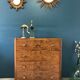 Vintage dresser with compass feet