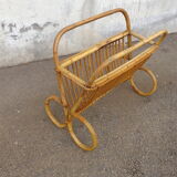 Bamboo magazine holder