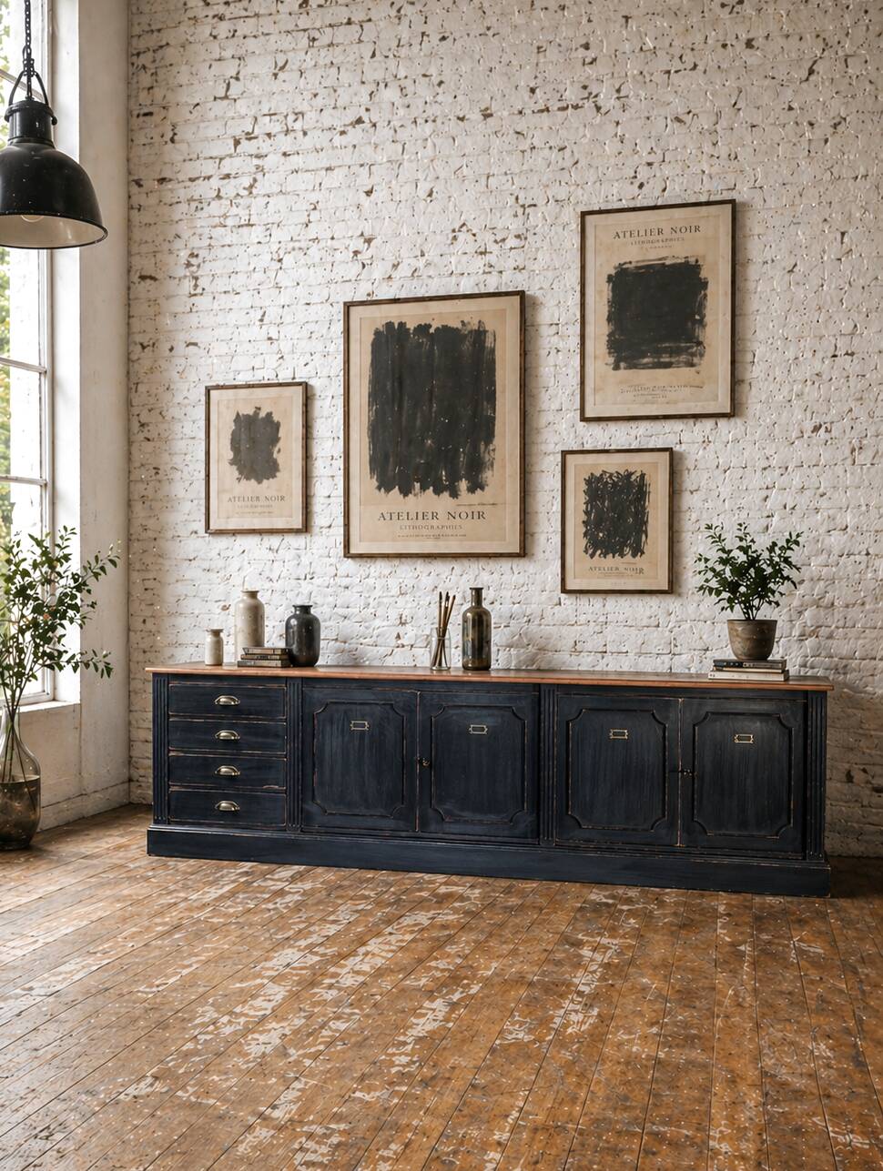 Long buffet restyled