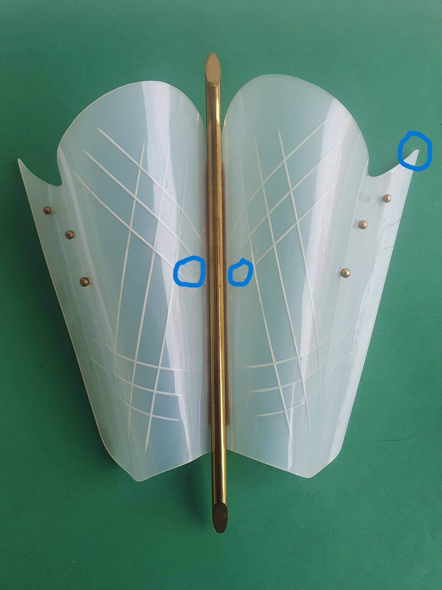 Pair of 50s Rockabilly Butterfly Wall Lights