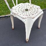 Joseph Mathieu bistro sheet metal chair