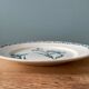 Set of 8 plates Terre de Fer 1900 K.G Lunéville, model "Carnation"