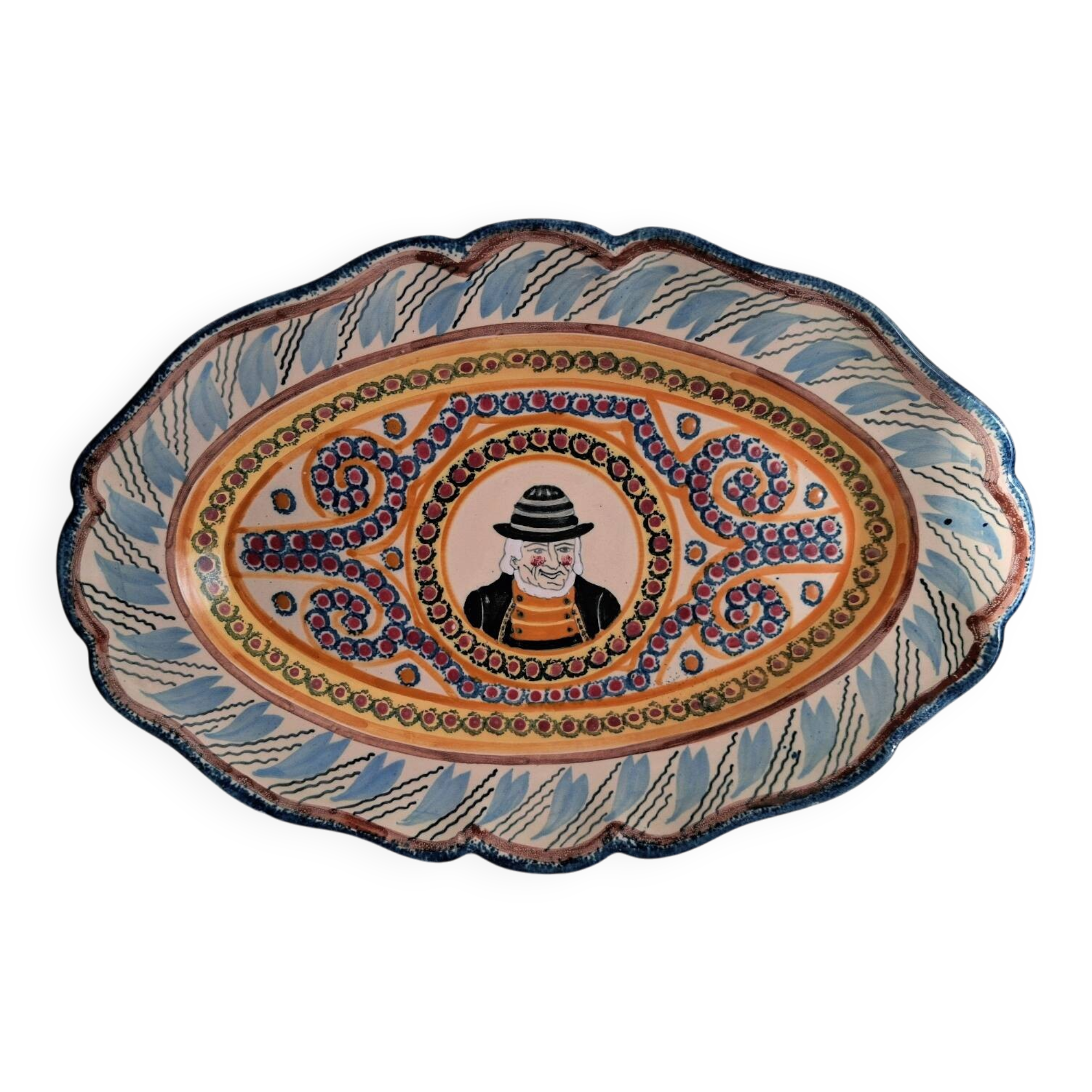 Henriot Quimper decorative plate