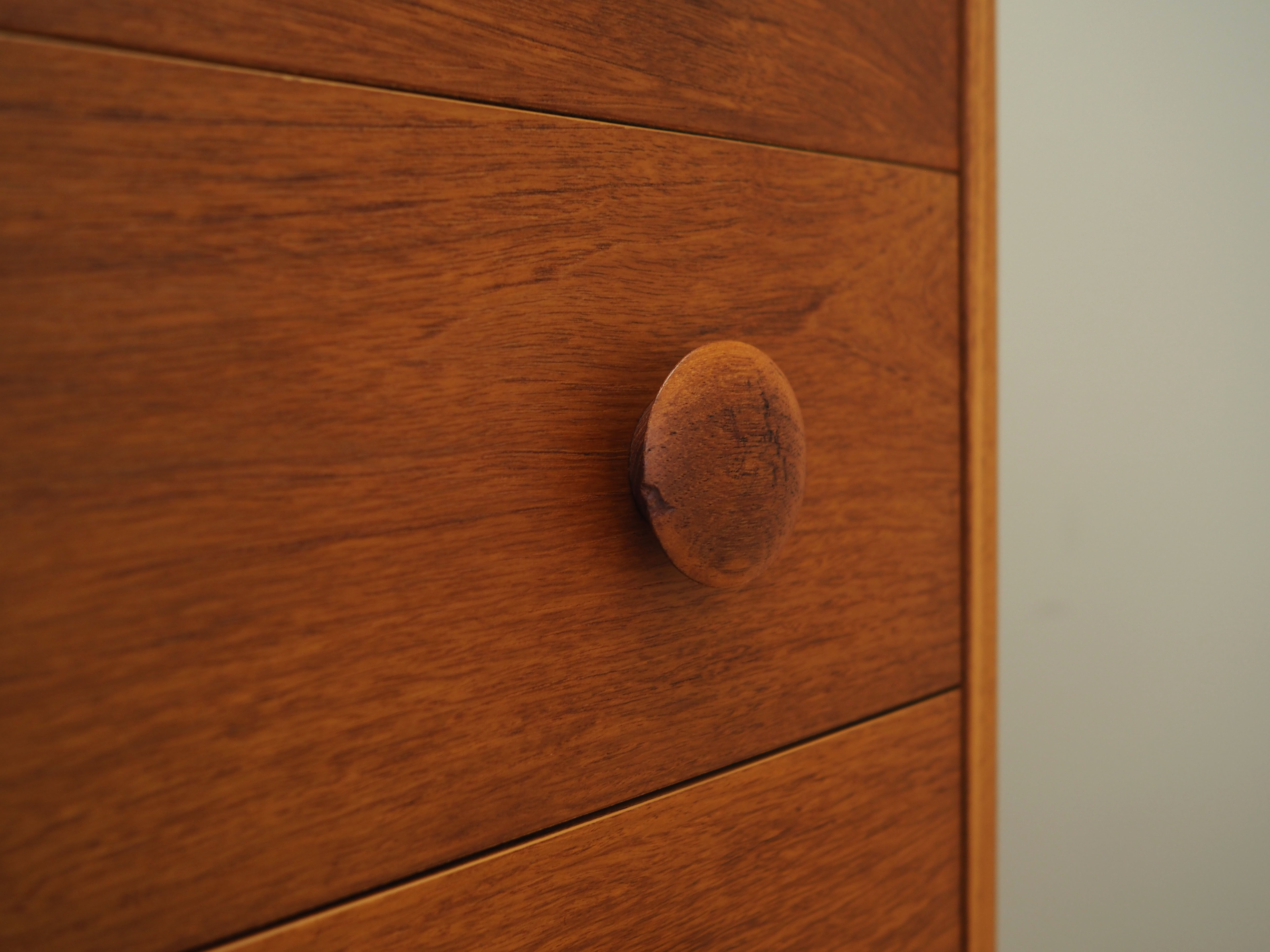 Commode en teck, design danois, années 1960, production Danemark