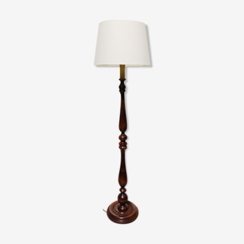 Lampadaire en bois style Biedermeier