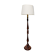 Wood-style floor lamppost
