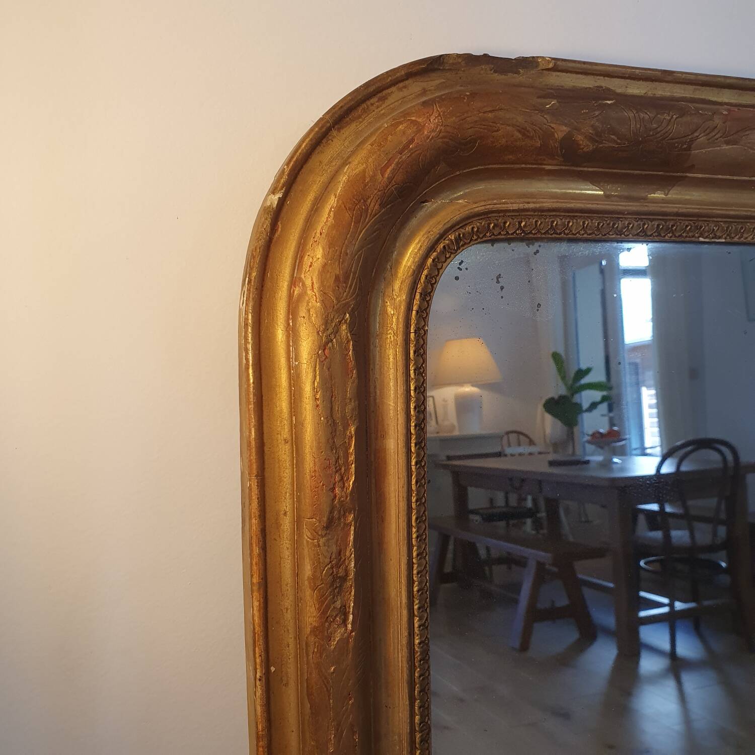 Louis Philippe gilded mirror