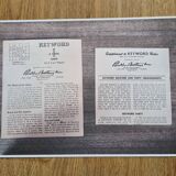 Vintage board game Keyword 1950s