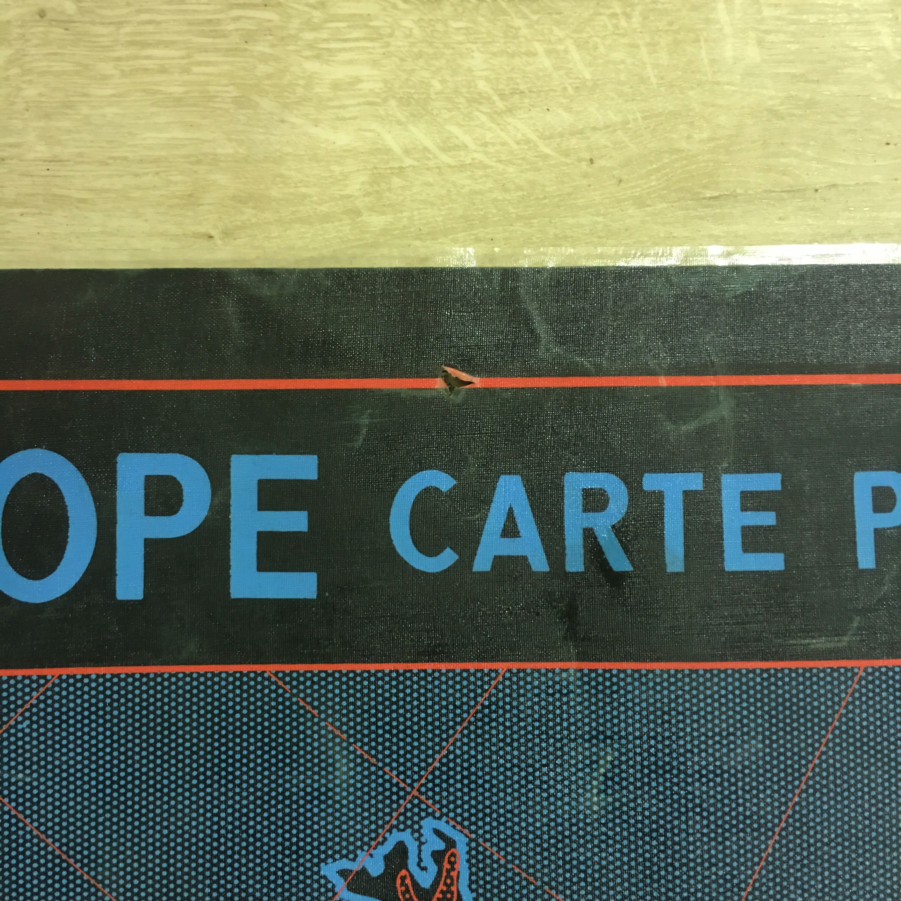 Geographical school poster South America / Europe