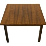 Table basse vintage compacte en palissandre design années 70