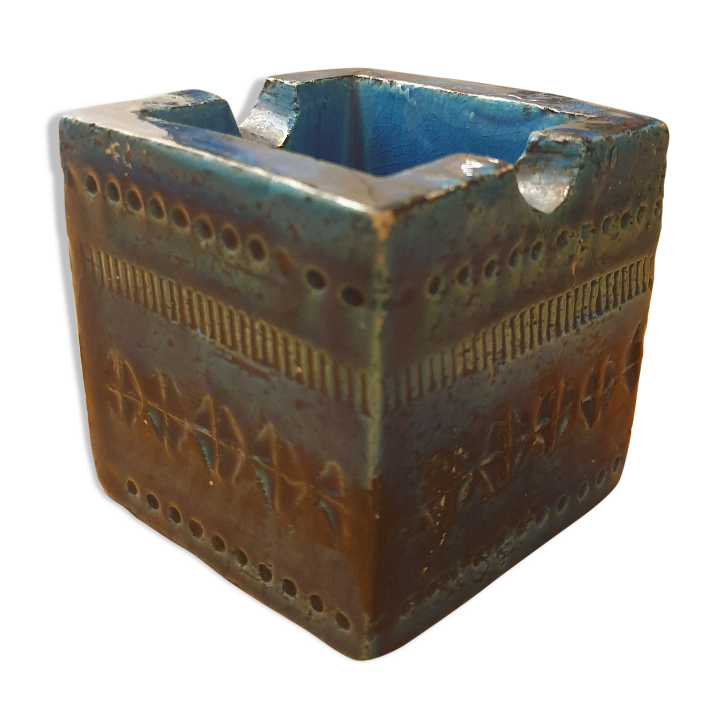 Bitossi Blue Rimini Ashtray
