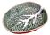 Cabbage leaf-shaped ceramic dish / platter