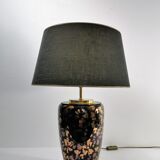 Lampe de table en céramique glamour, années 1980