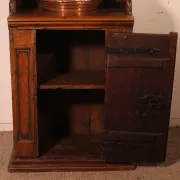 petit vaisselier en bois de mélèze - 17° siècle -Suisse