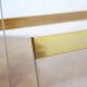 Plexiglas and brass magazine holder