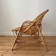Vintage rattan bench
