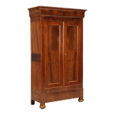 Armoire Charles X en noyer avec tiroir, France, XIXe siècle