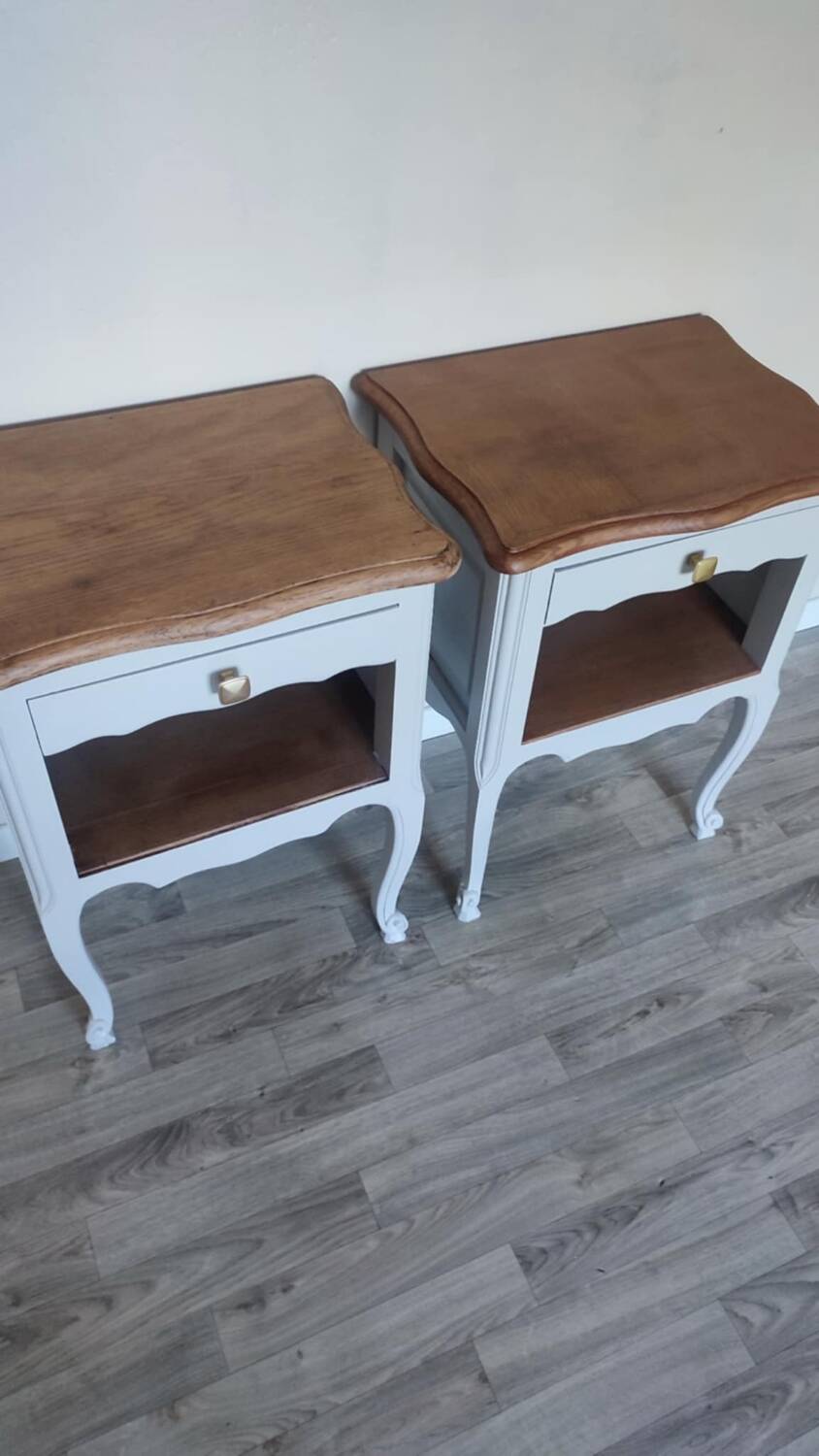Restored bedside tables available