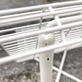 Pair of wire armchairs, 1980s