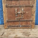 Old wooden tribal window