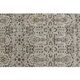 1970s Vintage Turkish Oushak Handmade Wool Cotton Beige Area Rug 154x240