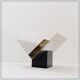 Sculptural magazine rack by G. Giuliana, Mazza Sergio for Krupp - 1970