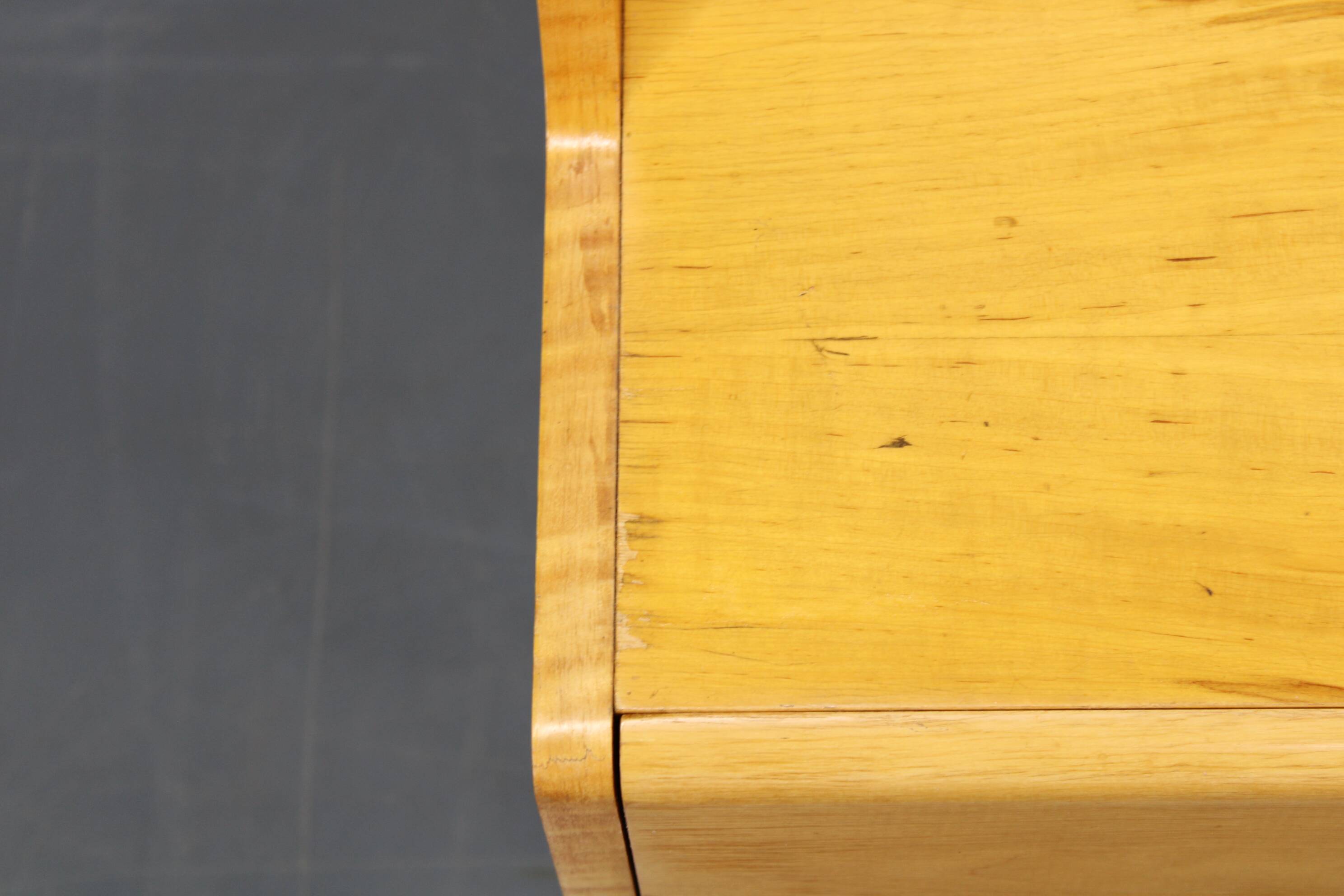 1960s Chest of Drawers with Glass Shelf ,Czechoslovakia