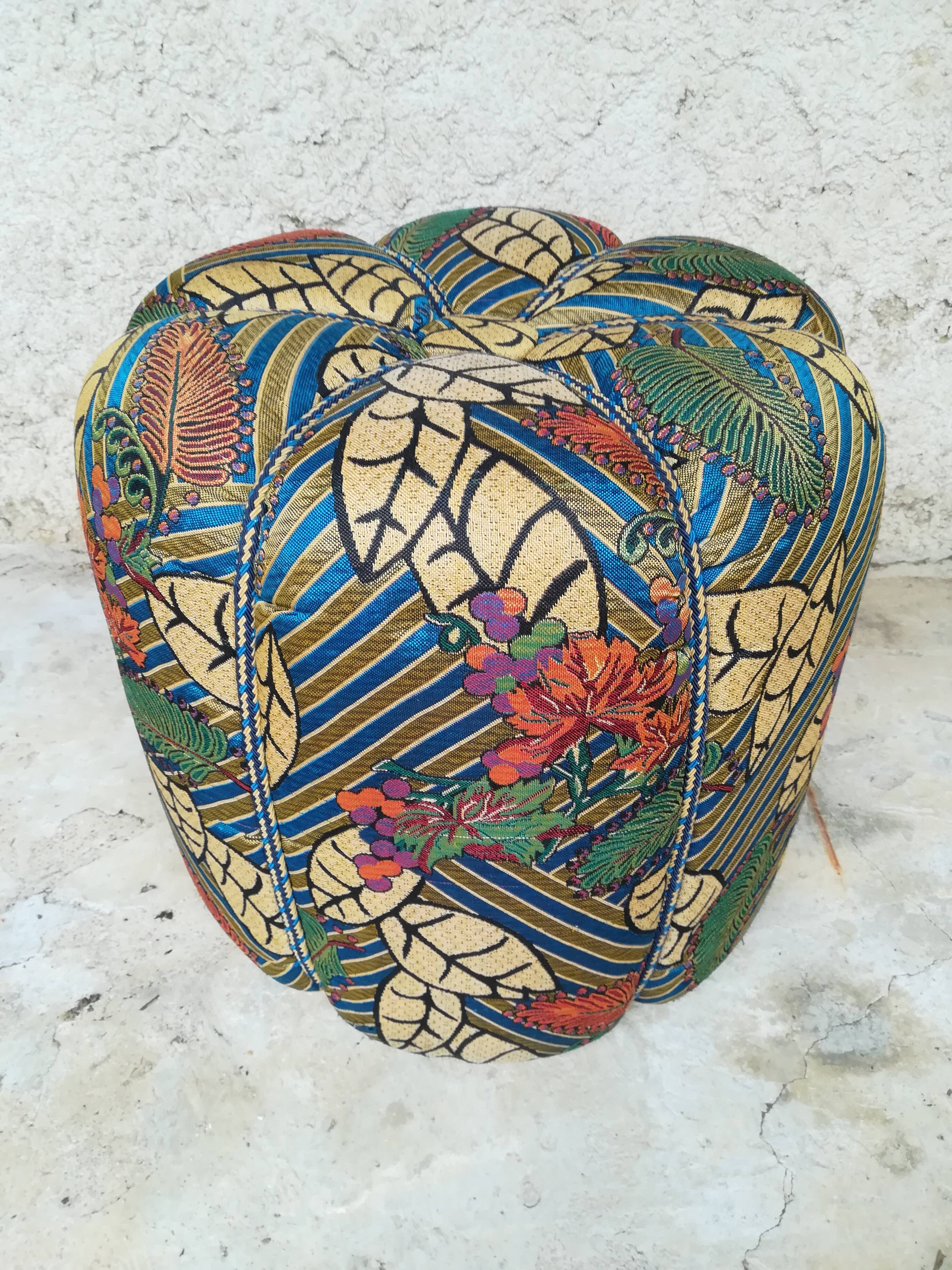 Art Deco pouf by Jindrich Halabala