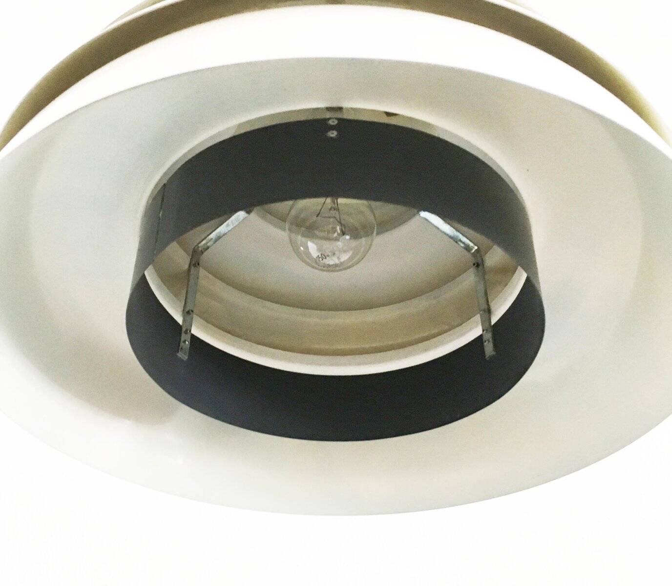 Aluminium Ceiling Lamp by Hans-Agne Jakobsson for Hans-Agne Jakobsson AB Markaryd, 1960s