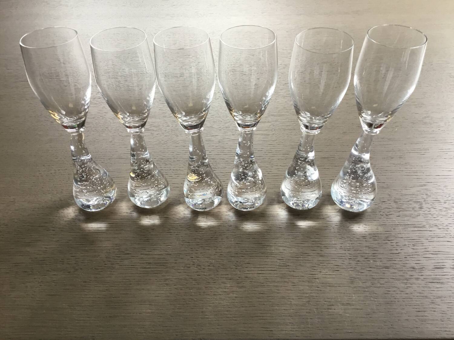 Champagne flutes glasses