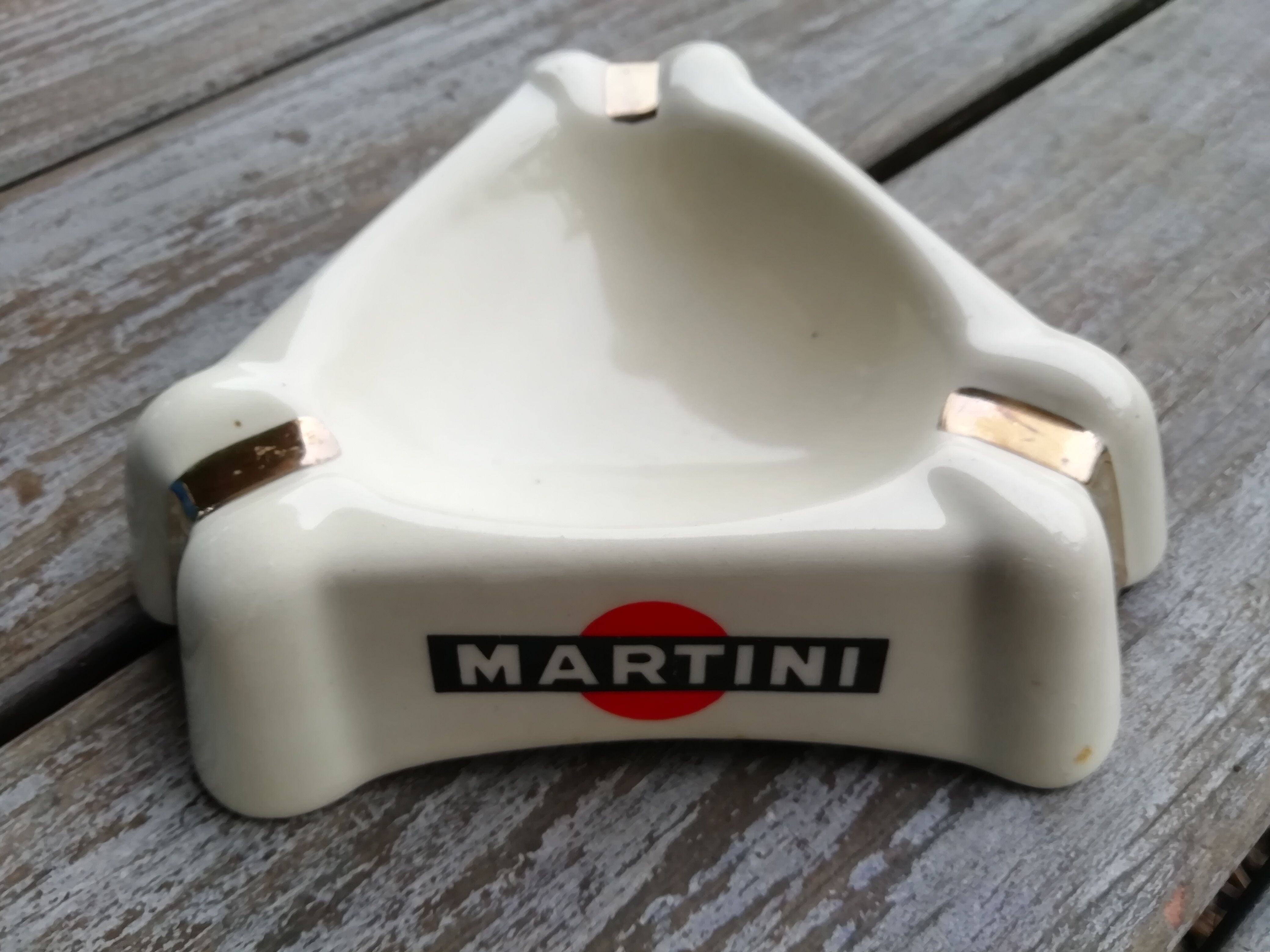 Martini advertising ashtray