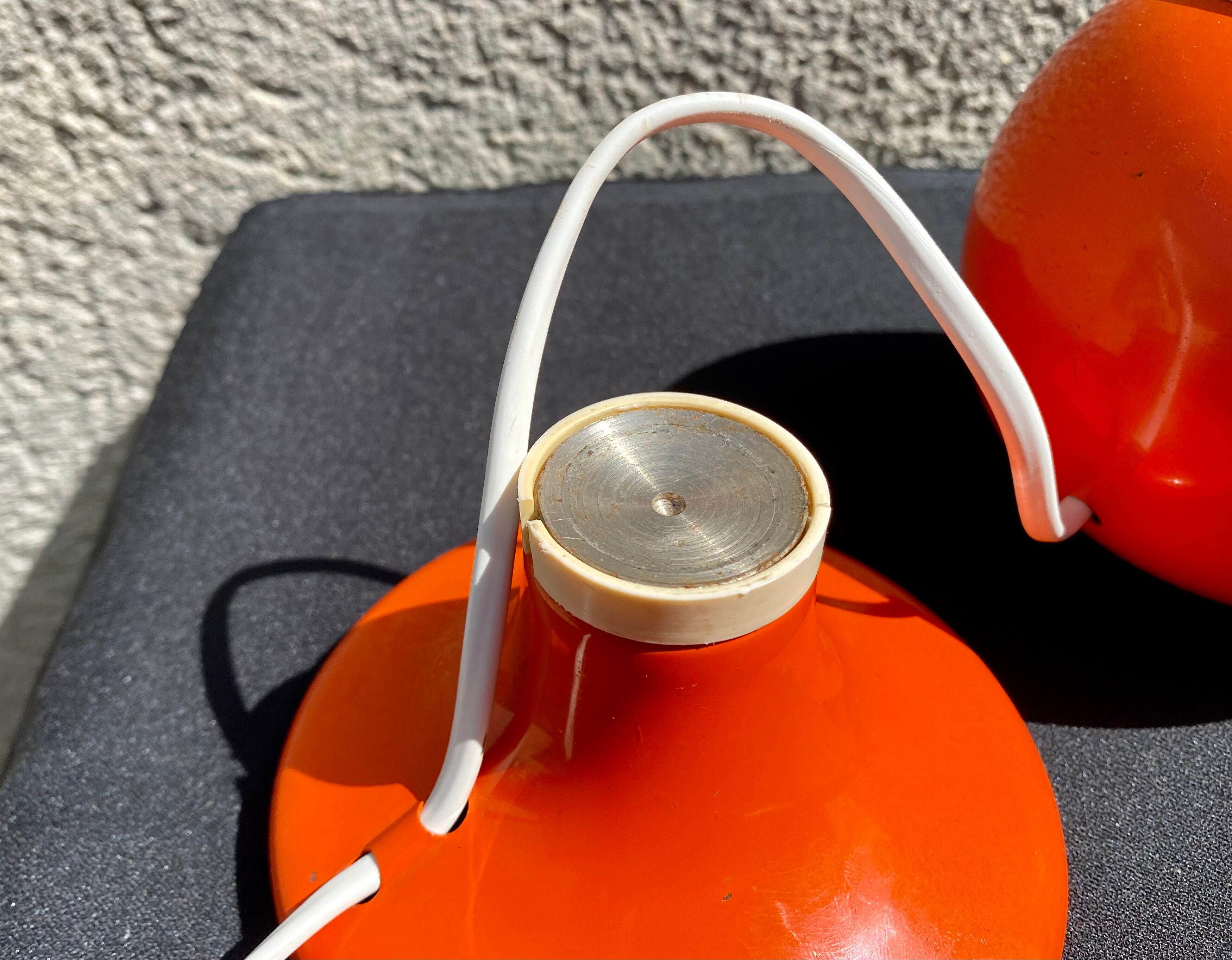 Magnetic eyeball lamp Luci italy vintage design 70s original