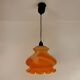Lustre Murano orange années 70