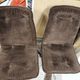 Pair of vintage velvet armchair chair 1970"