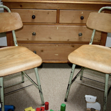 Pair of children's chairs (vintage Spanish in the 60s)