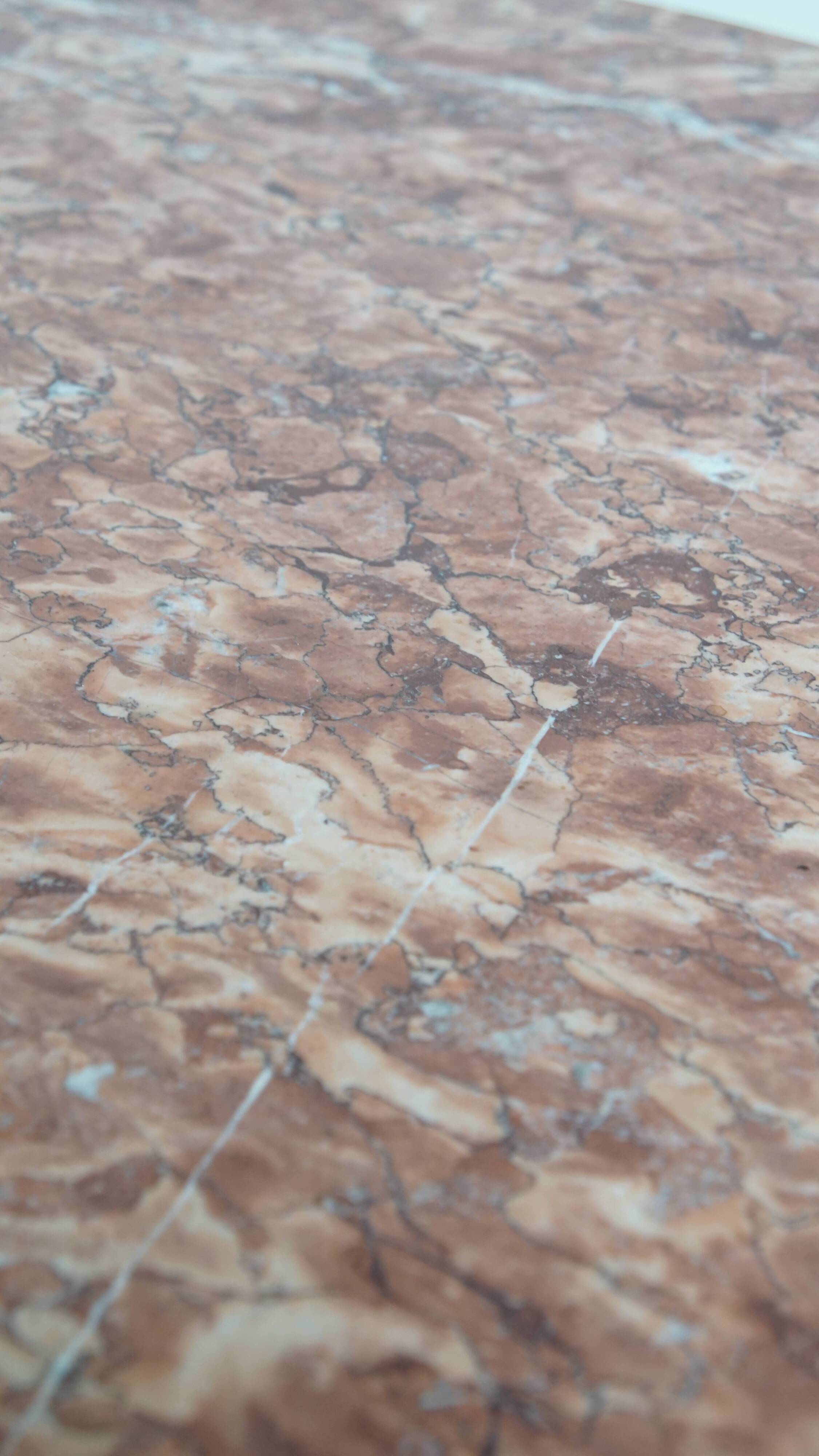 Antique French Side Table from the Early 1900s with a Marble Top