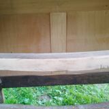 Antique Louis XVI style chest of drawers with wooden top