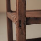 Mountain armchair in larch and pine, around 1900