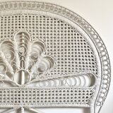 Rattan headboard