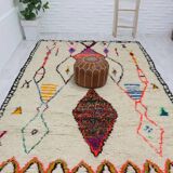Handmade wool Berber rug 292 x 182 cm