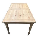 Solid ash table with extension