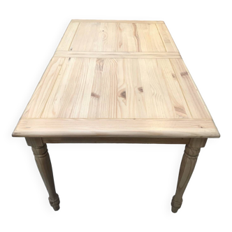 Solid ash table with extension