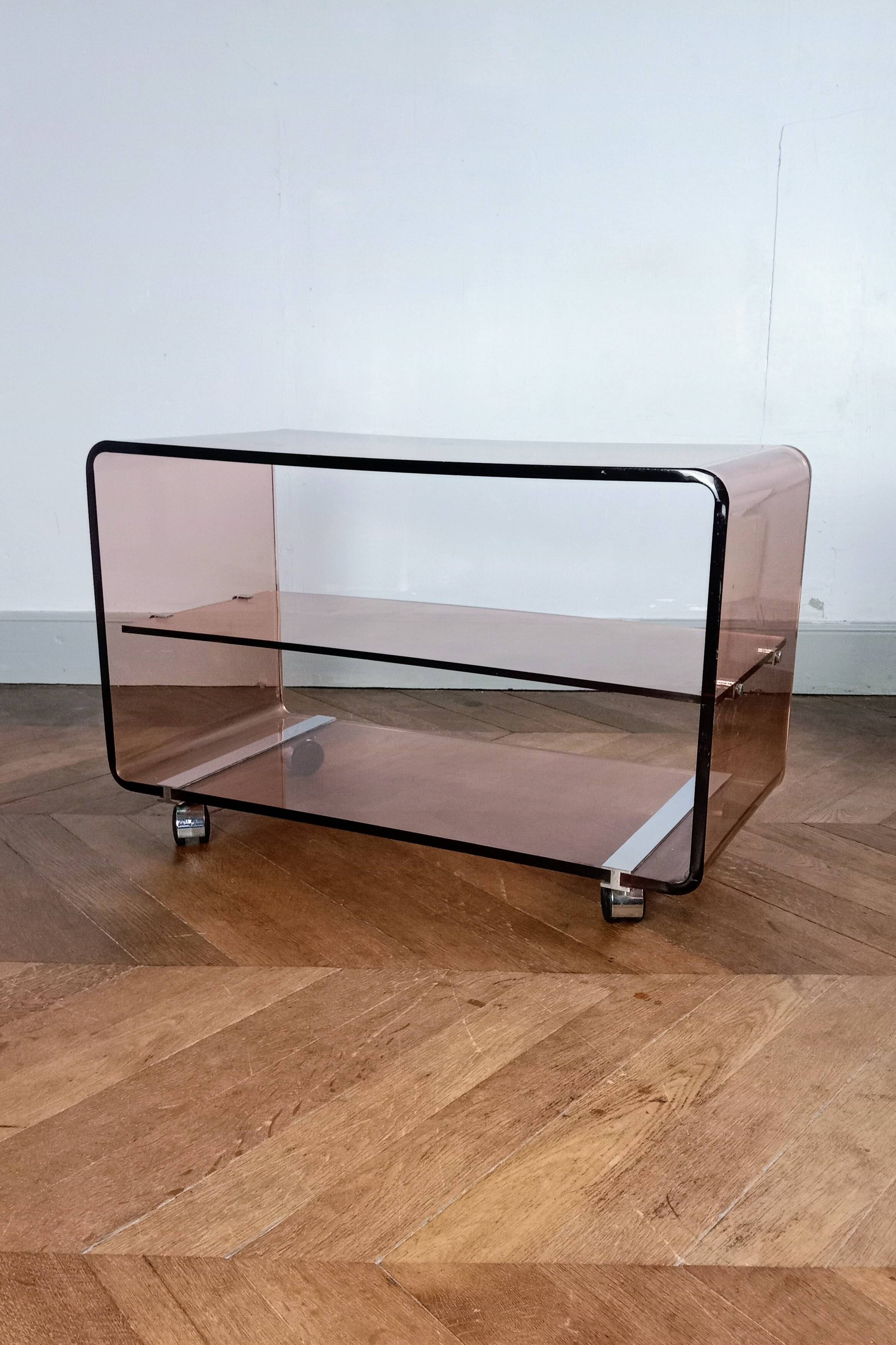 Plexiglas furniture by Michel Dumas